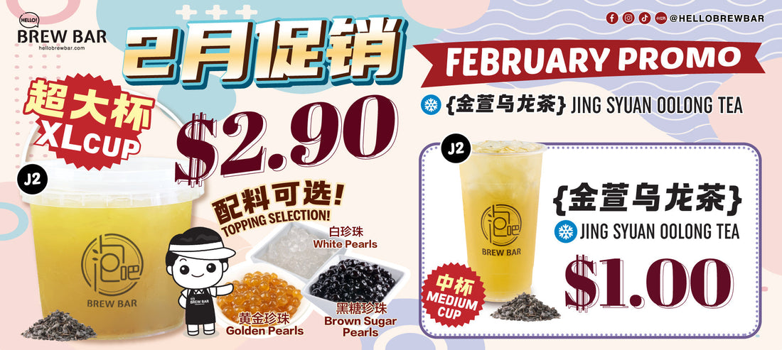 🥤 February Exclusive: Jing Syuan Oolong Tea Deal! ☕